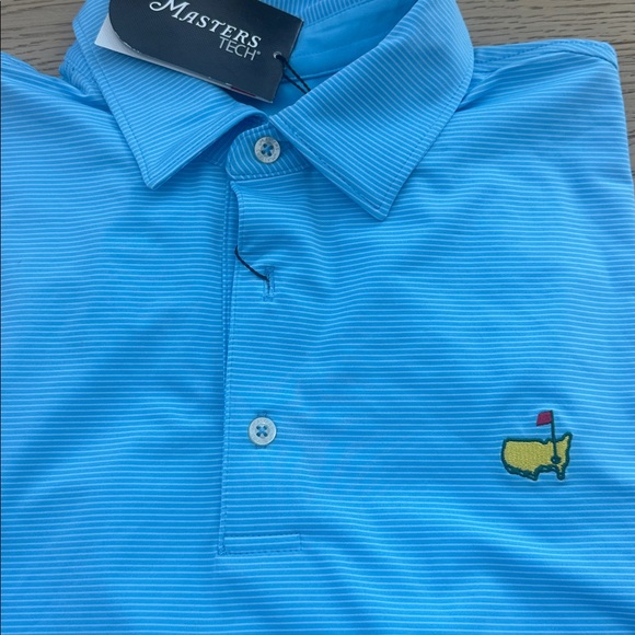 Masters Light Blue Golf Polo Shirt - Picture 2 of 6